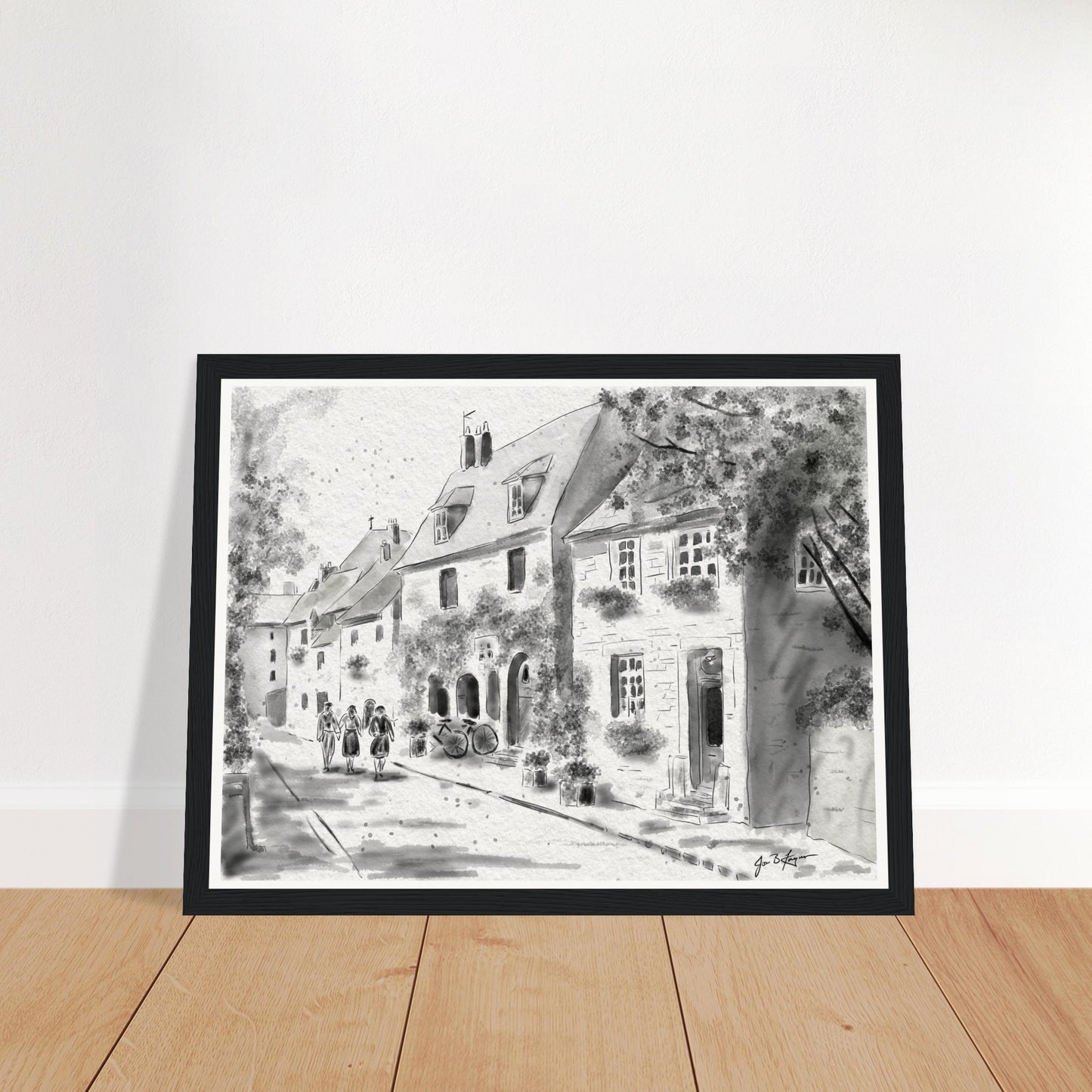 French Village (16" x 20" and 12" x 16") - Museum Quality Print
