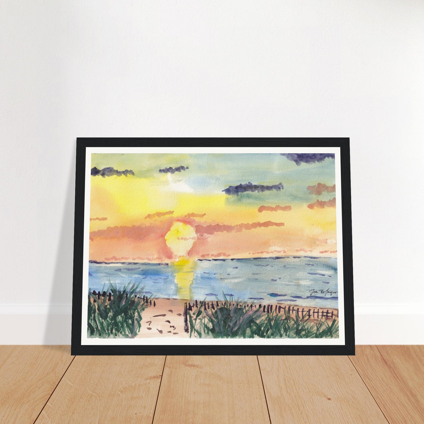 New England Sunset (12" x 16") - Museum Quality Print