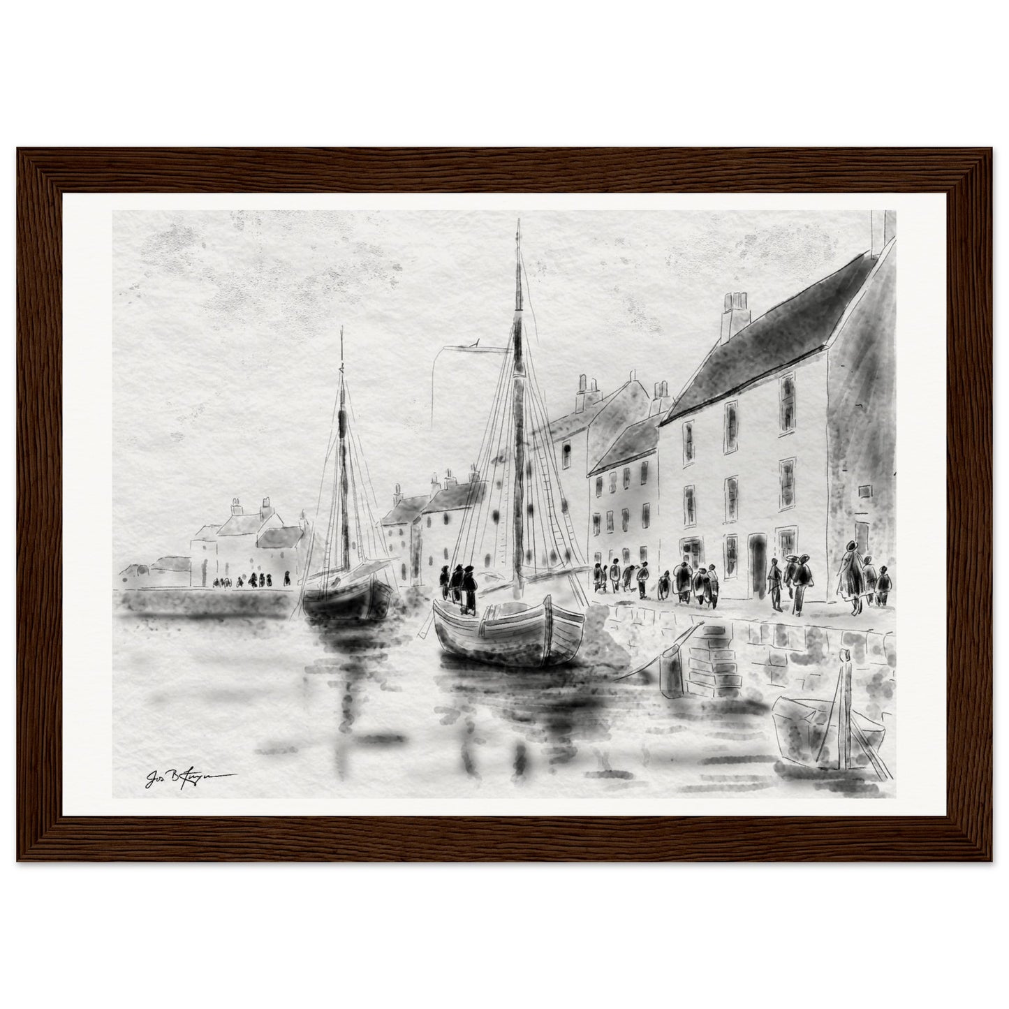 Irish Port (8" x 12") - Museum Quality Print