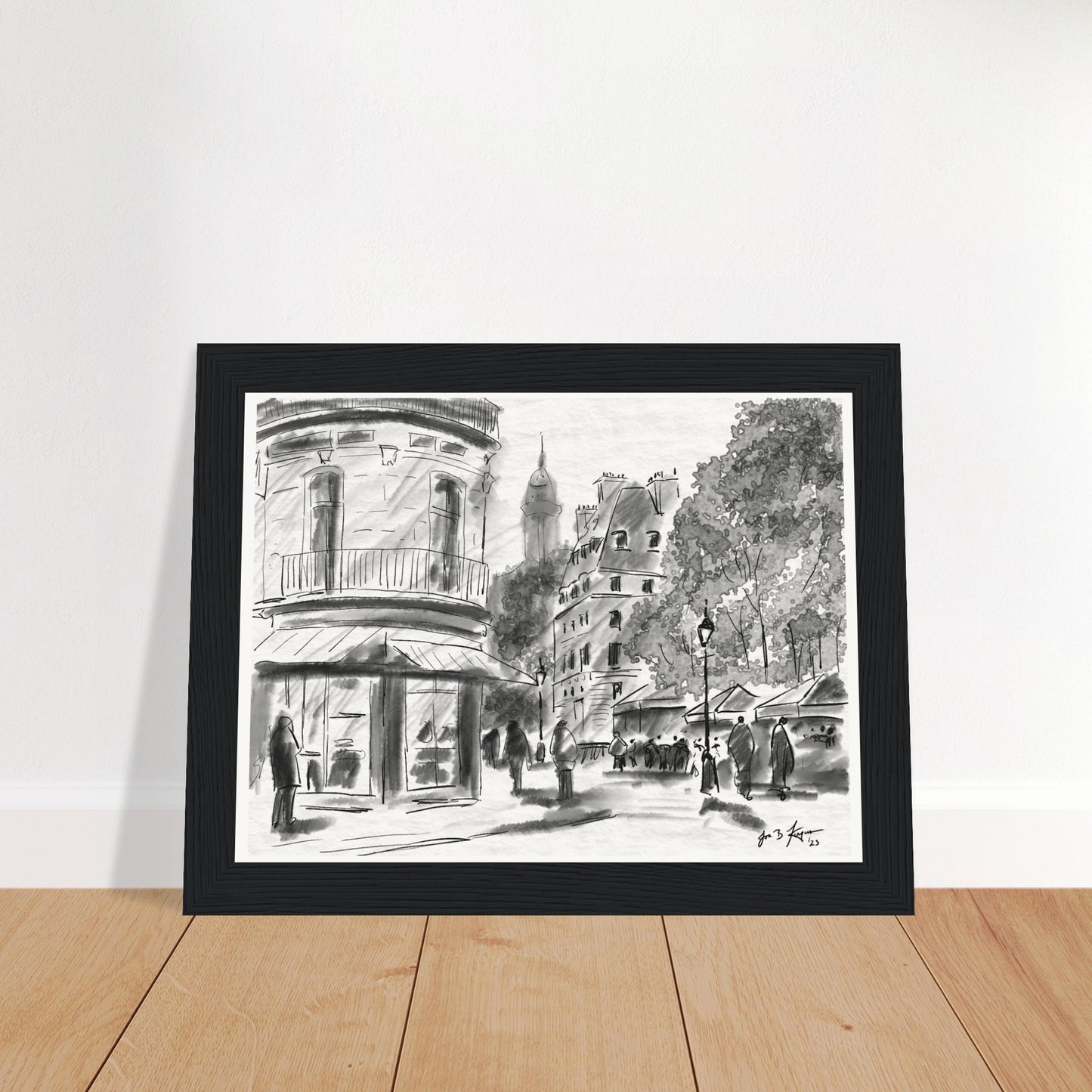 Paris Streets (6" x 8") - Museum Quality Print