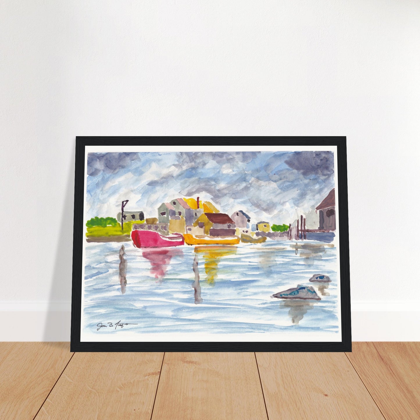 Boats (12" x 16") - Museum Quality Print