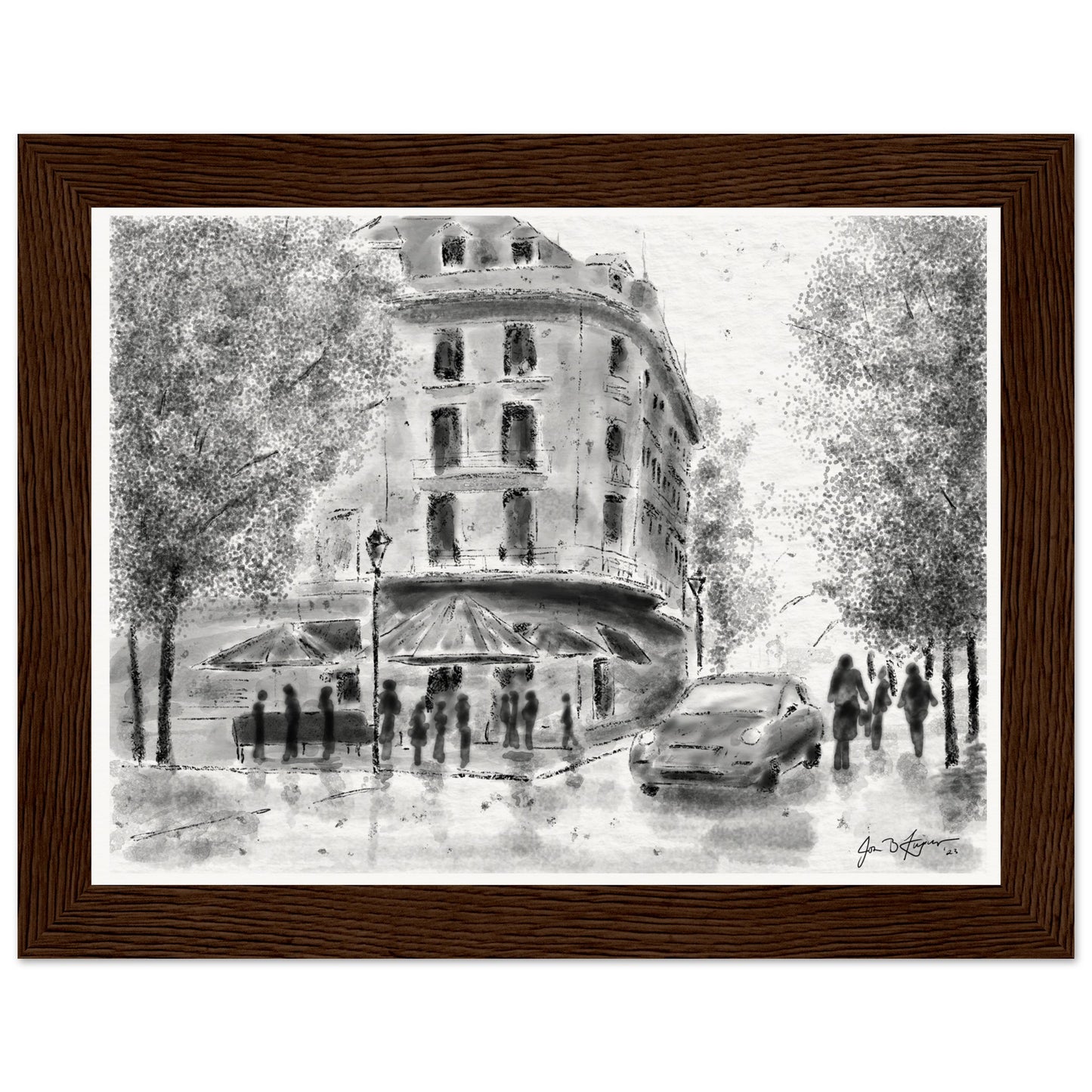 Café (12" x 16" and 6" x 8") - Museum Quality Print