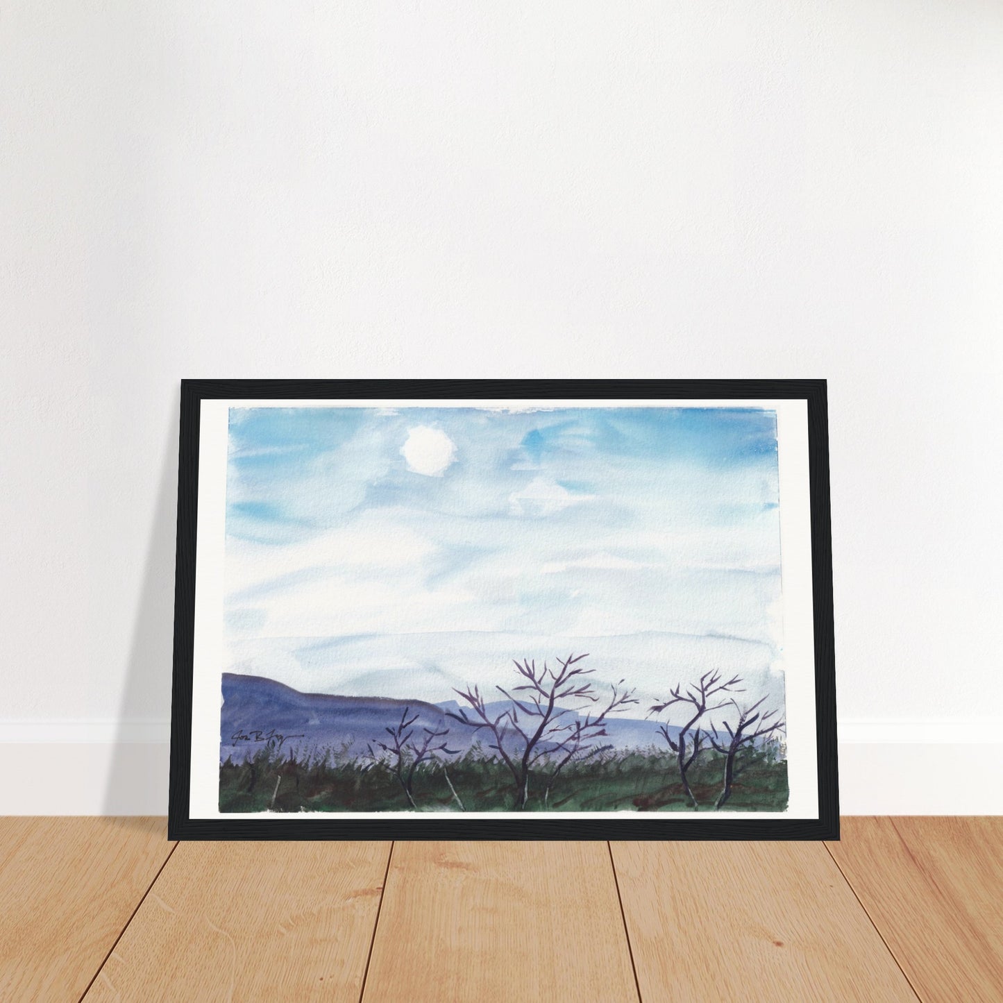 Blue Ridge Moon (12" x 18") - Museum Quality Print