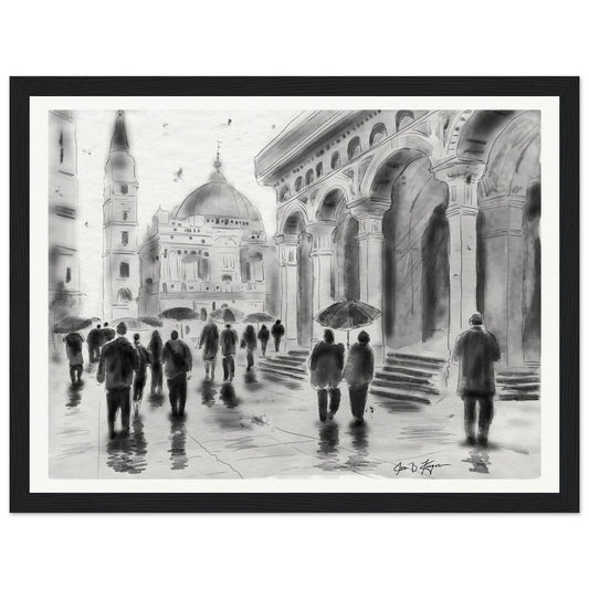 Piazza (12" x 16") - Museum Quality Print