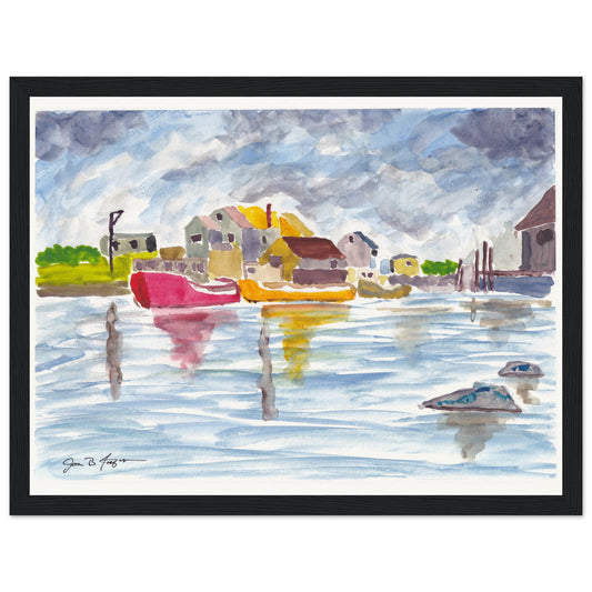 Boats (12" x 16") - Museum Quality Print