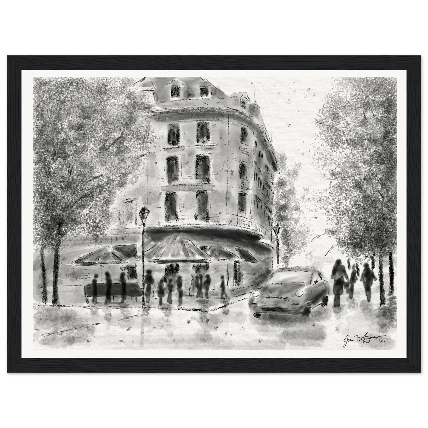 Café (12" x 16" and 6" x 8") - Museum Quality Print