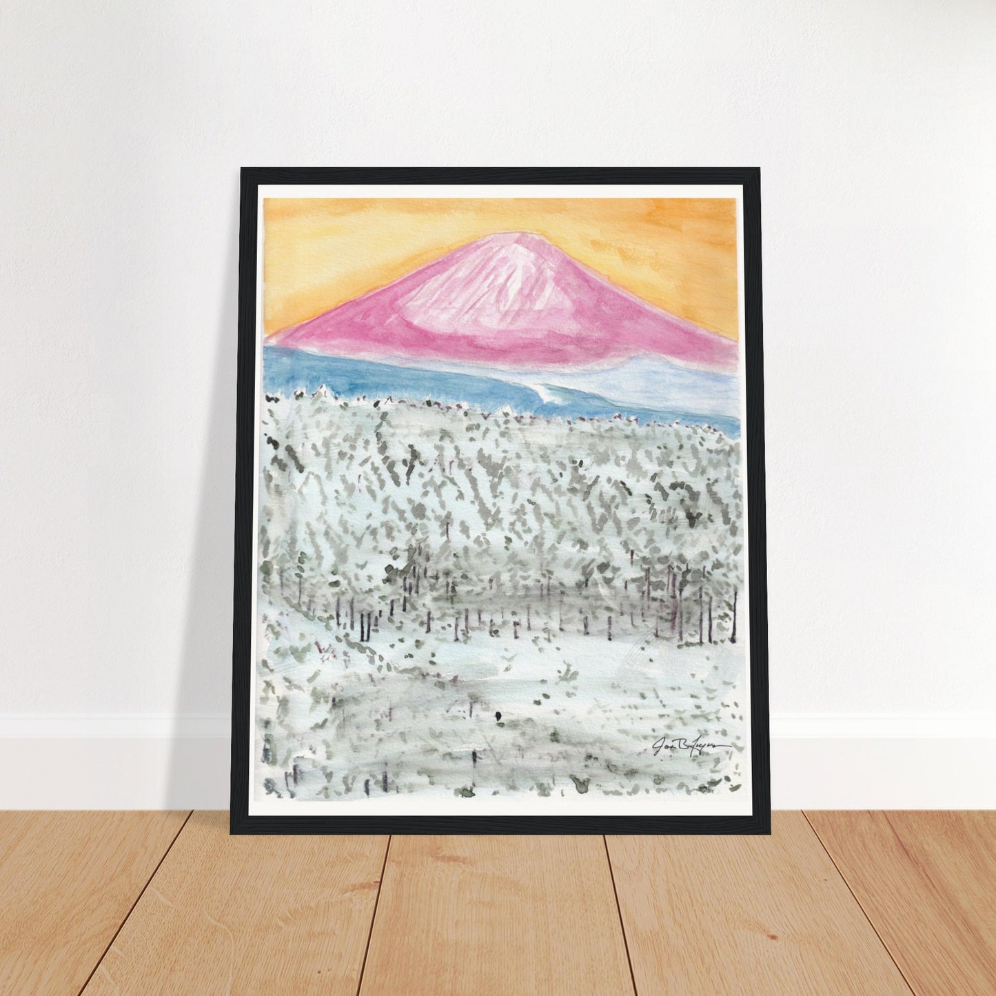 Fuji in Winter (16" x 20") - Museum Quality Print