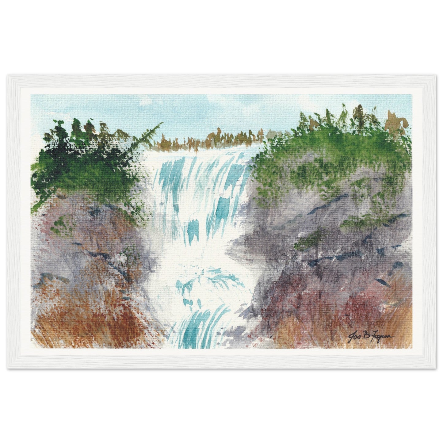 Waterfall (12" x 18") - Museum Quality Print