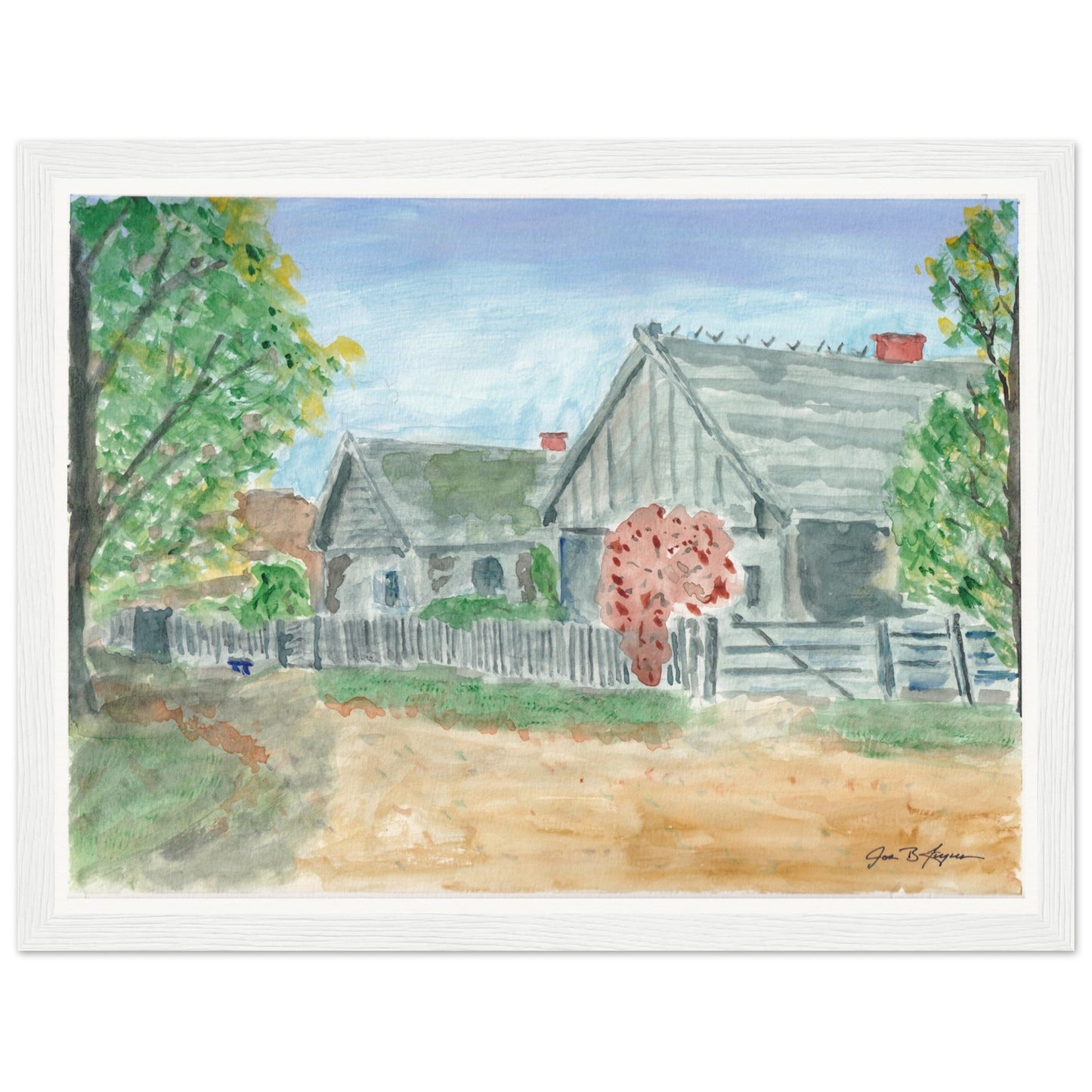 Country Village (12" x 16") - Museum Quality Print