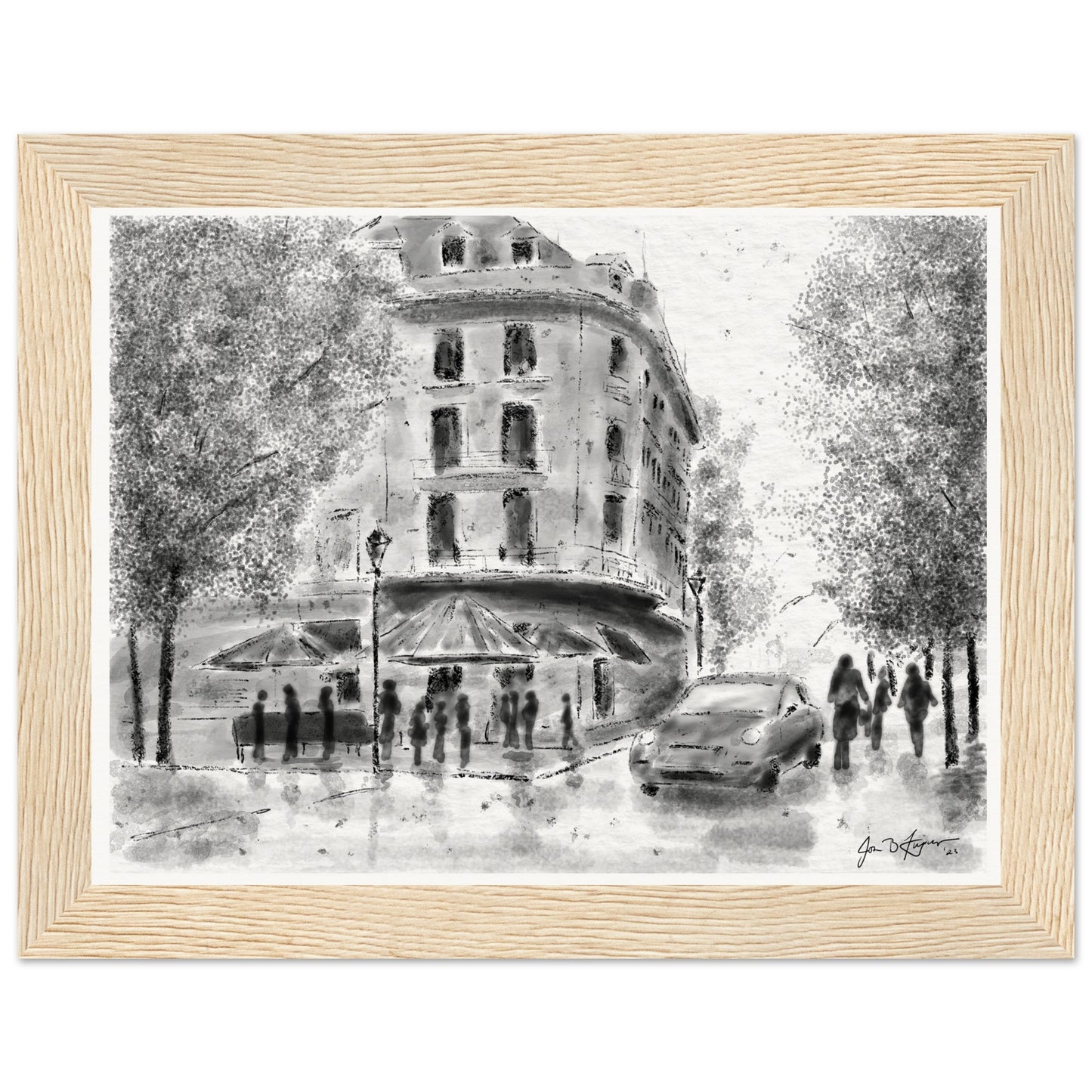 Café (12" x 16" and 6" x 8") - Museum Quality Print