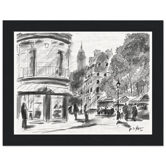 Paris Streets (6" x 8") - Museum Quality Print