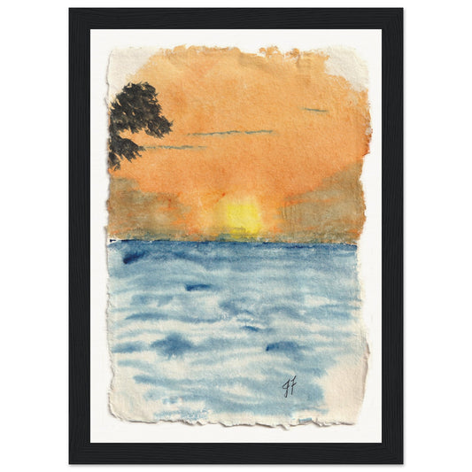 Tropical Sunset (8" x 12") - Museum Quality Print