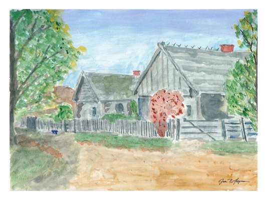 Country Village (9" x 12") - Original