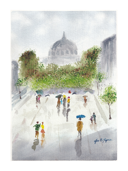 DC Rain (9" x 12") - Original