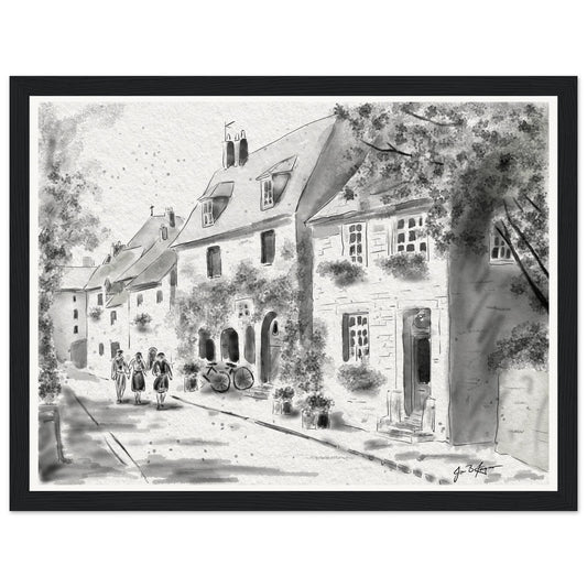 French Village (16" x 20" and 12" x 16") - Museum Quality Print