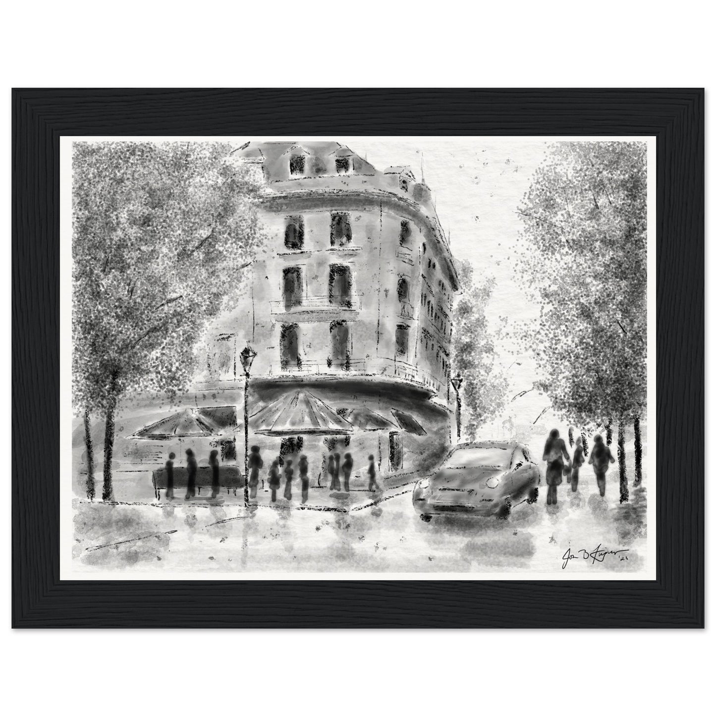 Café (12" x 16" and 6" x 8") - Museum Quality Print