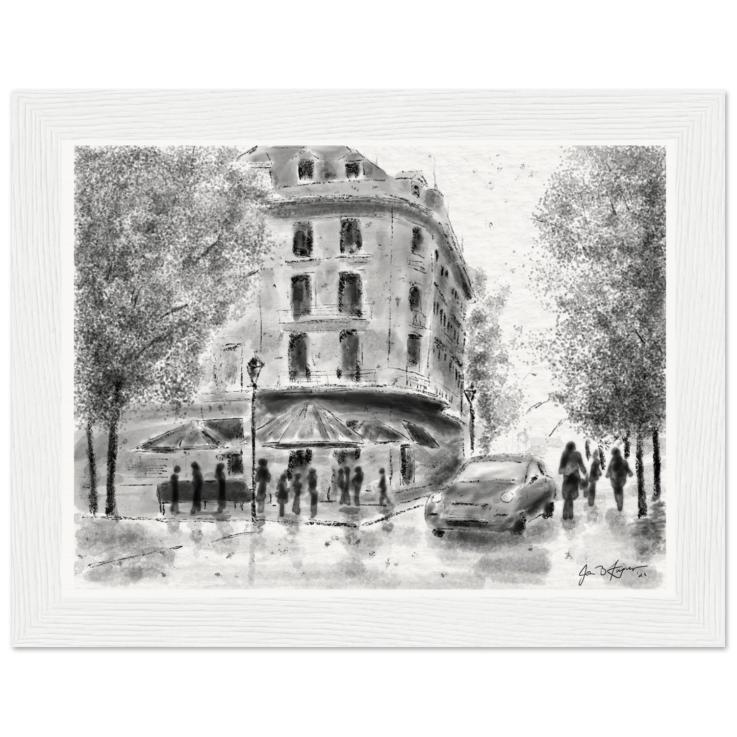 Café (12" x 16" and 6" x 8") - Museum Quality Print