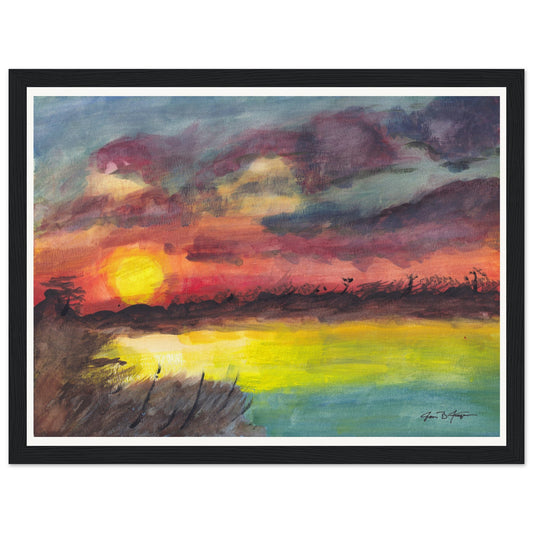 Sunset (12" x 16") - Museum Quality Print