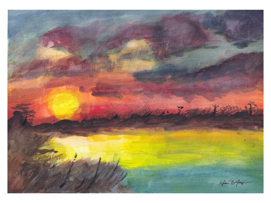 Sunset I (9" x 12") - Original