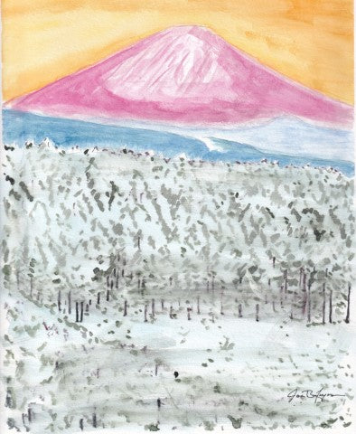 Fuji in Winter (16" x 20") - Museum Quality Print