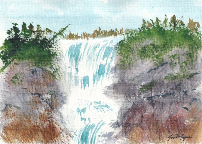 Waterfall (12" x 18") - Museum Quality Print